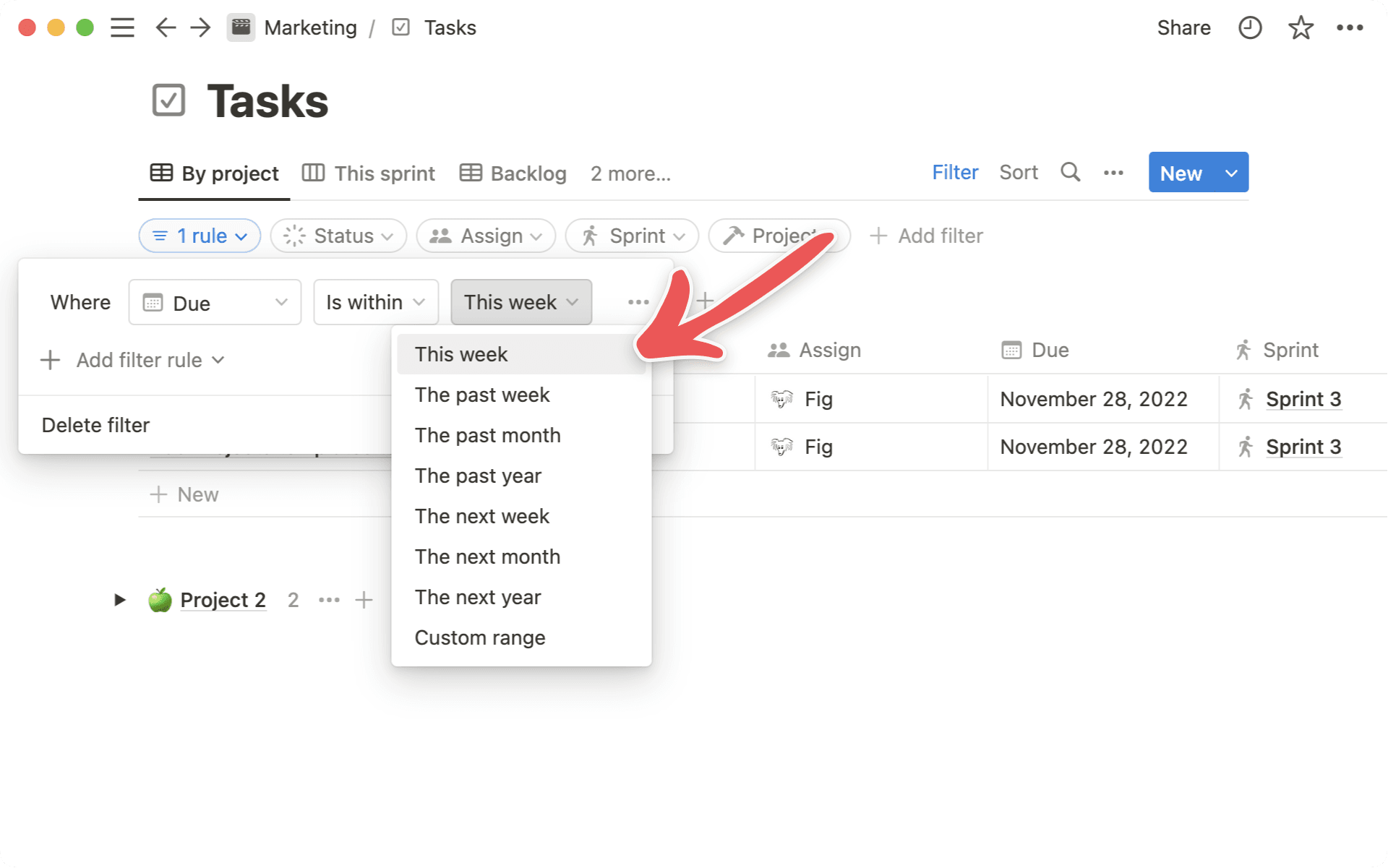 what's new this week filter