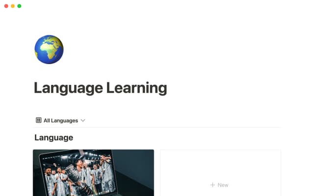 Language learning