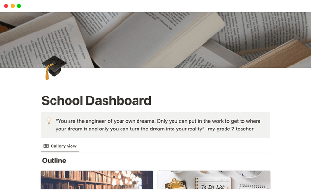 School Dashboard