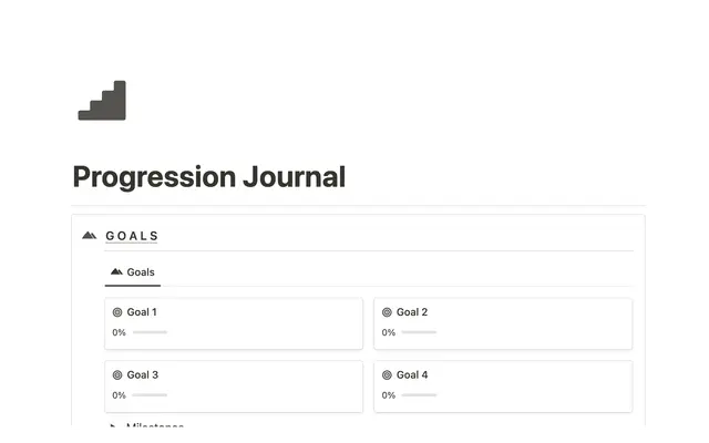 The Progression Journal